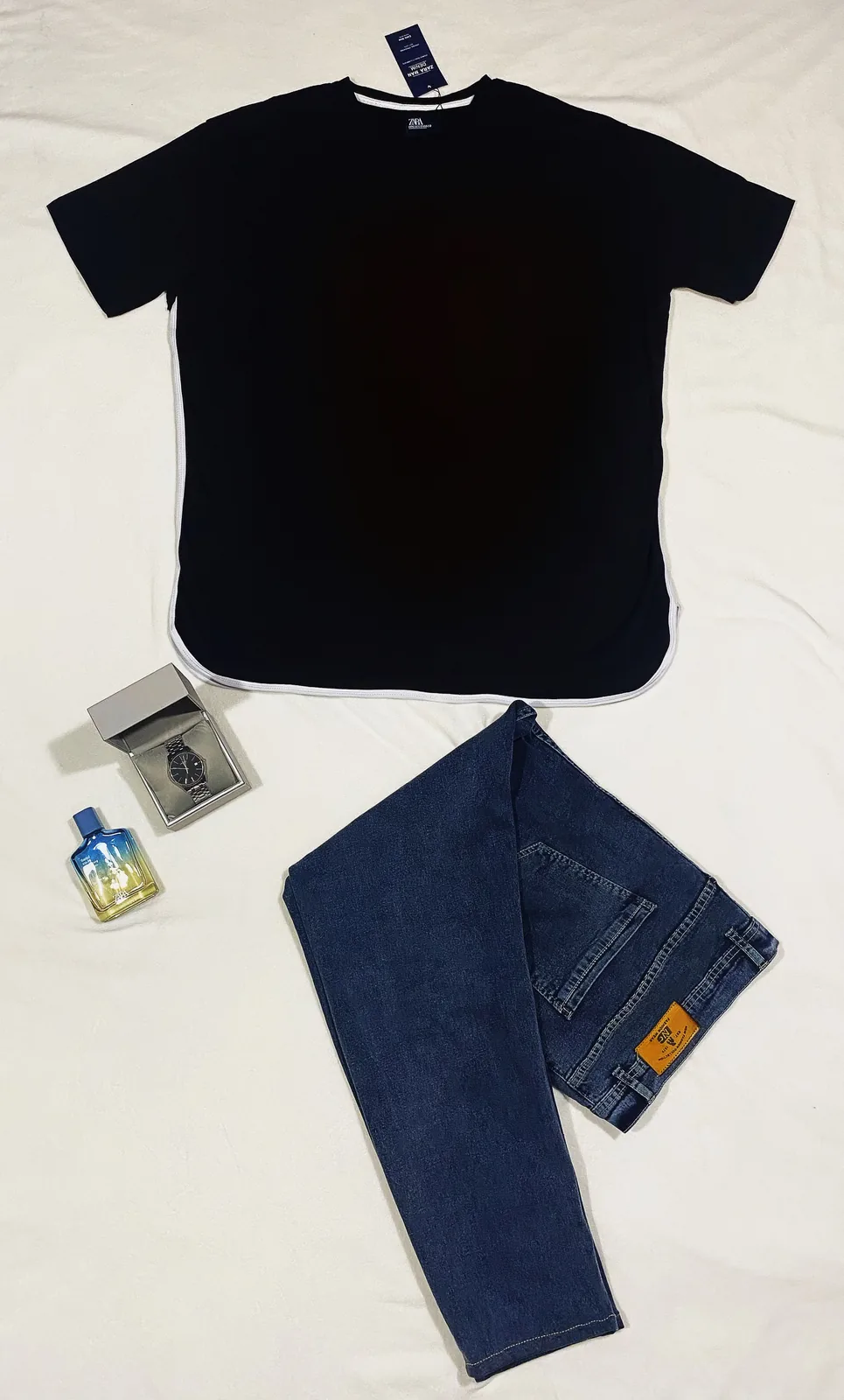Black Oasis Cotton oversize T-Shirt